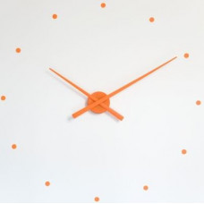 NOMON OJ Dizajnové nástenné hodiny oranžové 50cm