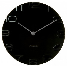 Nástenné hodiny Karlsson 5311BK, On The Edge, 42 cm