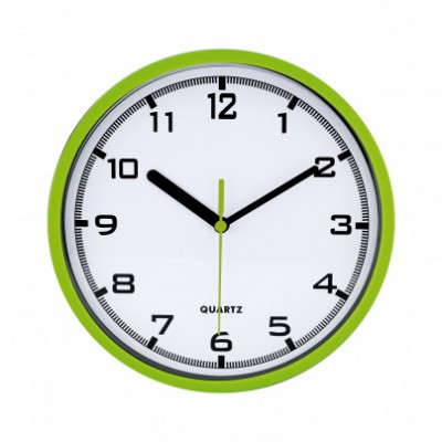 Nástenné hodiny MPM, 2477.40 - zelená, 20cm