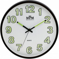 Nástenné hodiny MPM, 3219.52 - hnedá tmavá, 30cm