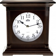 Stolové hodiny MPM, 2705.54 - tmavé drevo, 26cm