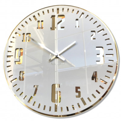 Dizajnové nástenné hodiny Unique Flex z117-2-0-x, 30 cm, zlaté