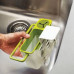 Stojanček na čistiace prostriedky JOSEPH Sink Aid ™ biely/zelený
