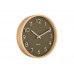 Drevené nástenné hodiny Karlsson KA5851MG, zelená 22cm  