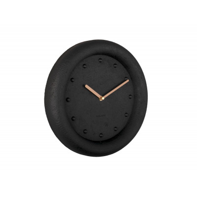 Nástenné hodiny Petra- Karlsson KA5717, čierna 30cm 