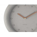 Nástenné hodiny Petra- Karlsson KA5717, šedá 30cm 