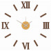 Nalepovacie nástenné hodiny, MPM 3772.50 hnedé, 60cm