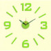 Nalepovacie nástenné hodiny, MPM 3514/3/12 Green, 60cm