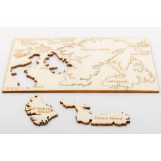 Exotické ostrovy - doplnok pre drevenú mapu XL