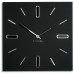 Nástenné hodiny Brilliant Flexistyle z118, 30cm čierna 