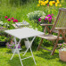 Záhradný hranatý stôl RD20057, biela