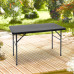 Záhradný obdĺžnikový stôl RD20057, čierna