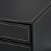 Zásuvkový box z umelej kože RD2738, čierna