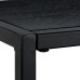 Konzolový stolík s 2 policami RD26777, čierny 