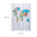 Sprchový záves mapa sveta RD22614, 180cm