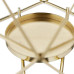 Geometrický svietnik na čajovú sviečku RD44761, zlatý 2 ks