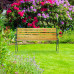 Záhradná lavica s liatinovým rámom, RD26118