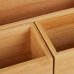 Set bambusových organizérov na stôl RD2153