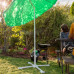 Okrúhly záhradný slnečník zelený, RD20901