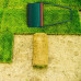 Plniaci valec na trávnik, zeleny RD33760