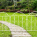Záhradný plot biely set 3 ks, RD36845