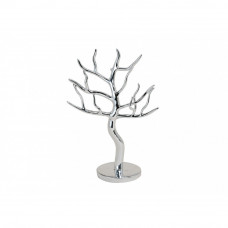 Držiak šperkov Strom, strieborný, 30 cm