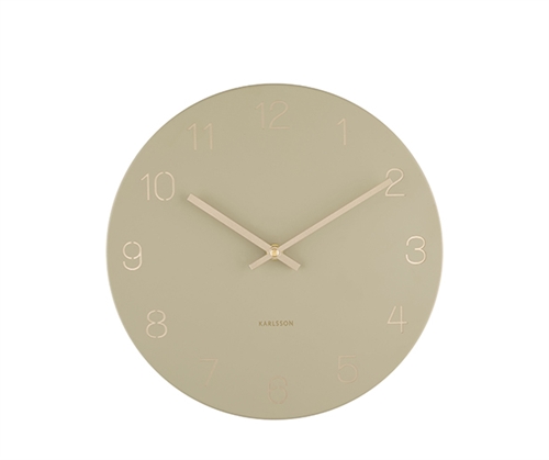 Nástenné hodiny Karlsson KA5788OG Charm Engraved Numbers, 30 cm 