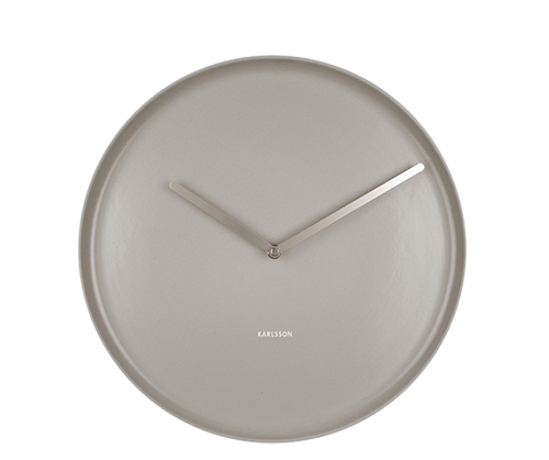 Nástenné hodiny Karlsson Plate KA5786GY, 35 cm 