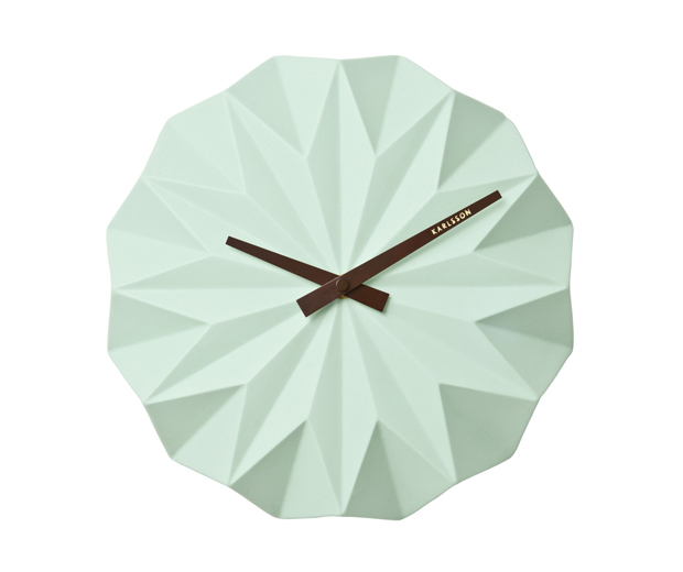 Nástenné hodiny KA5531MG Karlsson, Origami, 27cm 