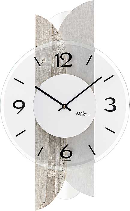 Dizajnové nástenné hodiny 9668 AMS 45cm 