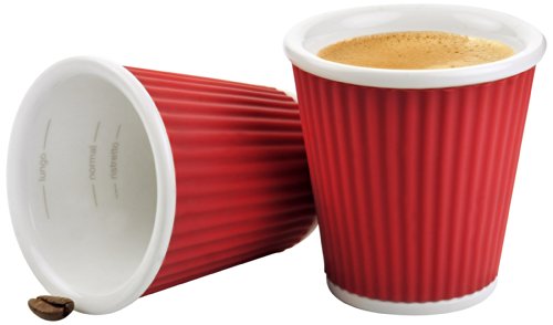 Kávové silikónové poháre 2x100ml, Paris 0624 