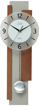 Dizajnové kyvadlové nástenné hodiny JVD NS18059/41, 60cm 