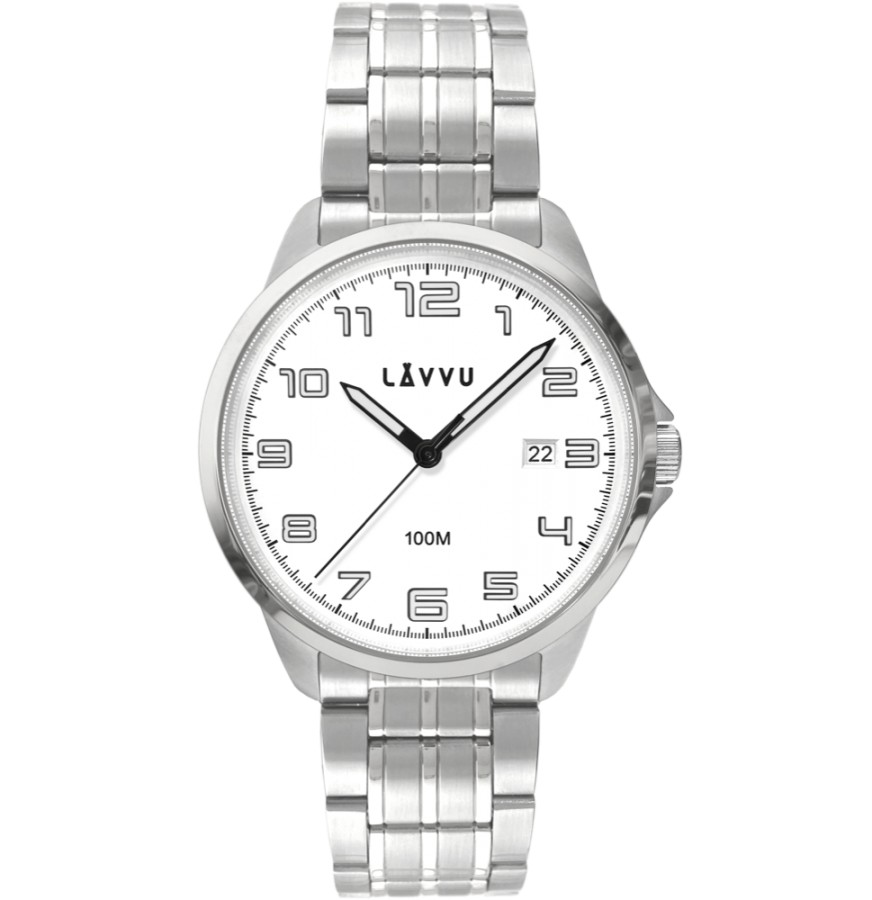 Štýlové pánske hodinky Lavvu LWM0200, Sorensen White 
